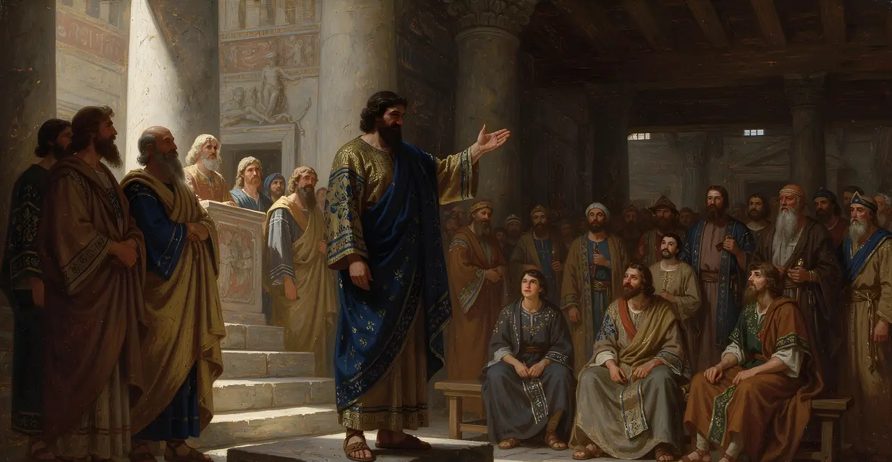 Acts 2:21-24 — Acts, oil painting · TruthPrints
