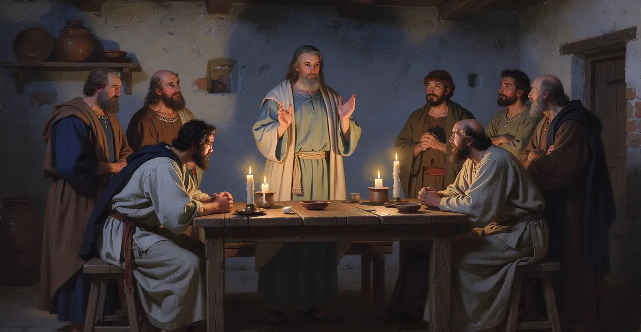 Acts 20:1-5 — Acts, oil painting · TruthPrints