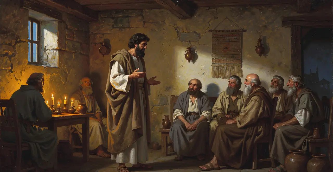 Acts 20:18-22 — Acts, oil painting · TruthPrints