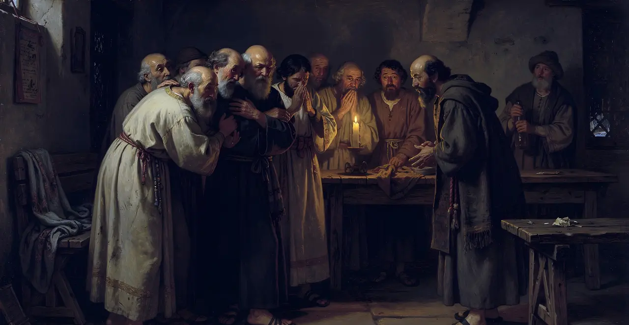 Acts 20:37-38 — Acts, oil painting · TruthPrints