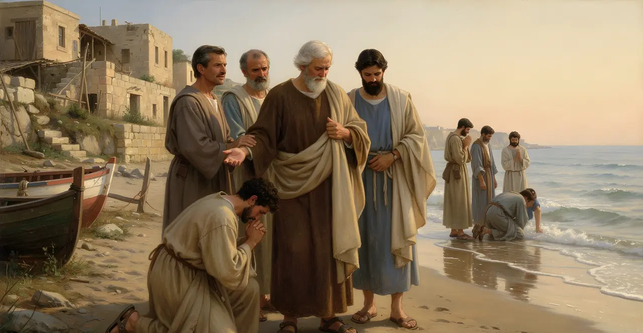 Apostelgeschichte 21,5-8 — Apostelgeschichte, Ölgemälde · TruthPrints