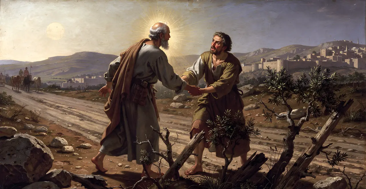 Acts 22:9-12 — Acts, oil painting · TruthPrints