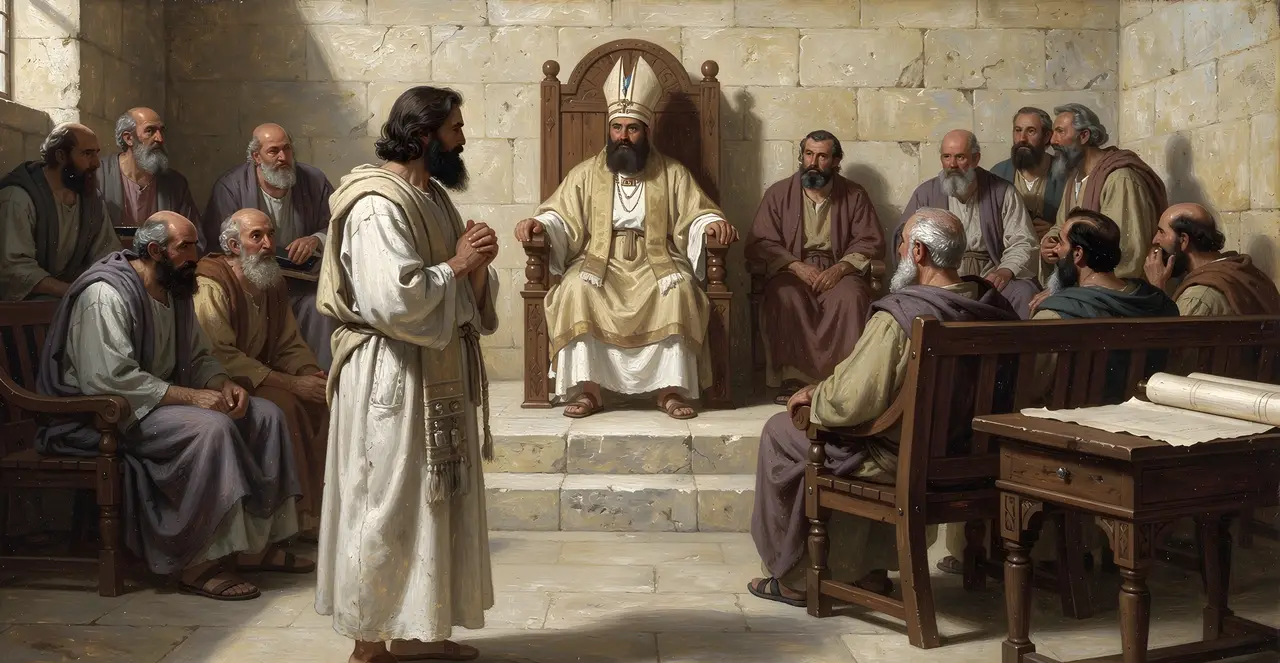 Acts 23:1-5 — Acts, oil painting · TruthPrints
