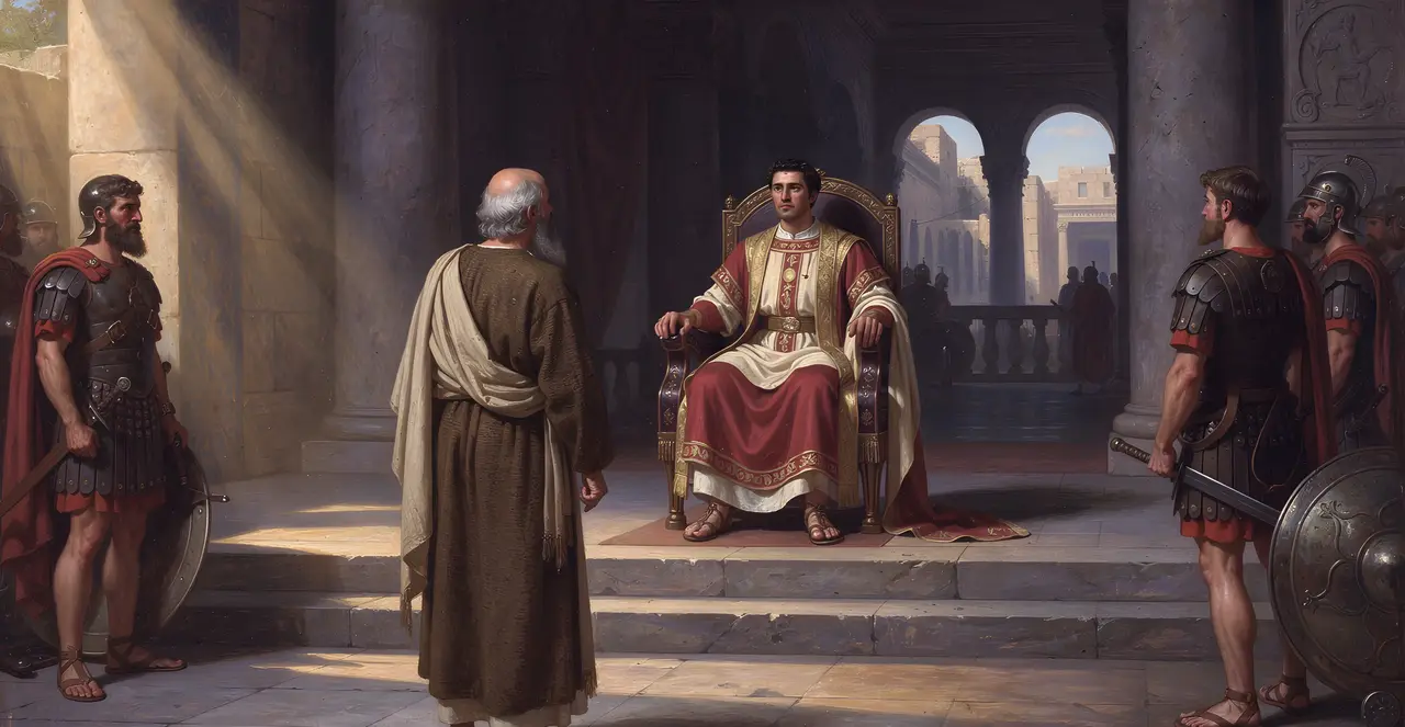 Acts 23:33-35 — Acts, oil painting · TruthPrints