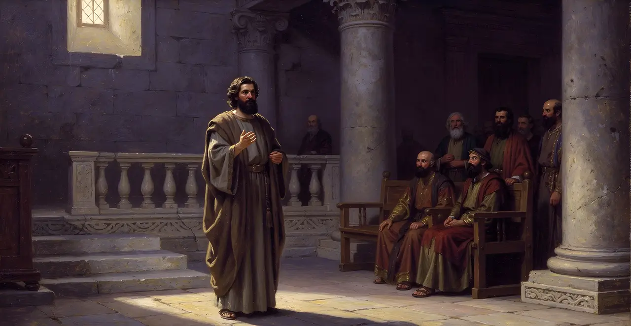 Acts 24:15-19 — Acts, oil painting · TruthPrints