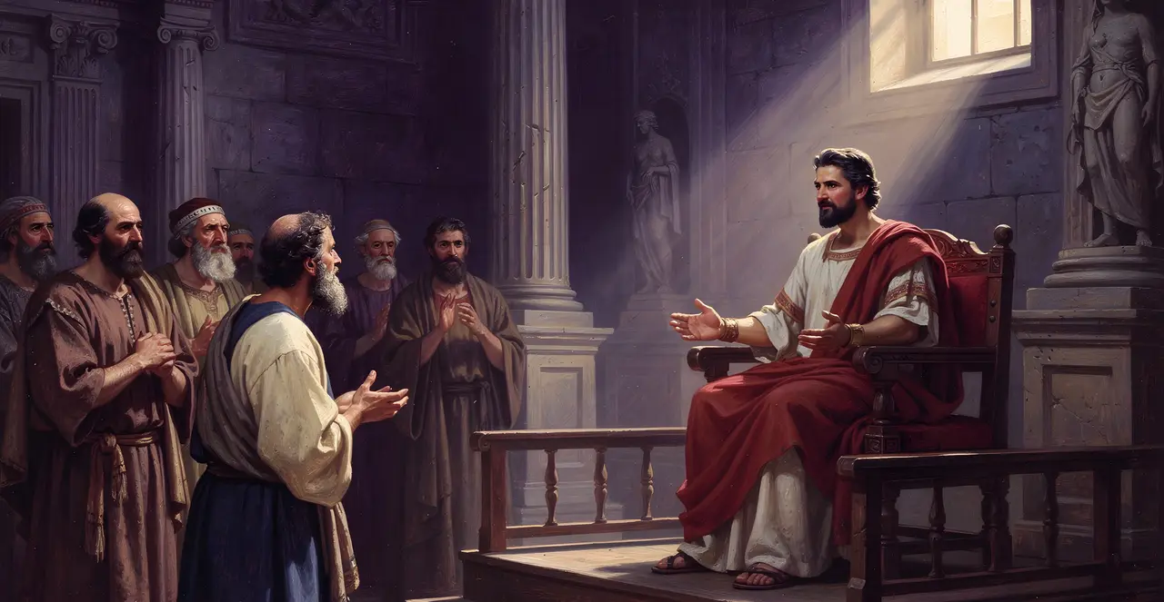 Acts 24:5-10 — Acts, oil painting · TruthPrints