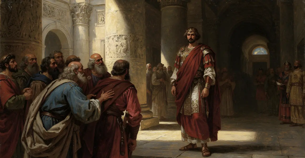 Acts 25:1-5 — Acts, oil painting · TruthPrints