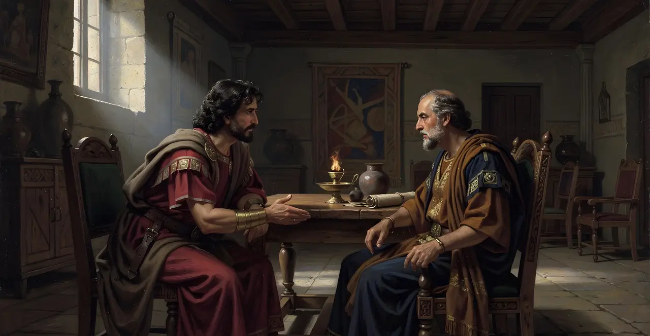 Acts 25:20-22 — Acts, oil painting · TruthPrints