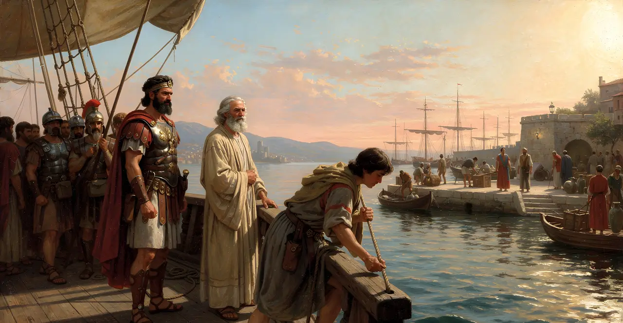 Acts 27:1-4 — Acts, oil painting · TruthPrints