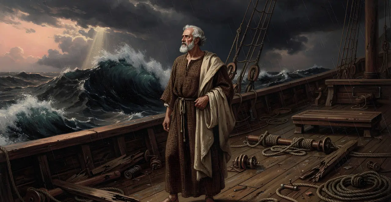 Acts 27:18-21 — Acts, oil painting · TruthPrints