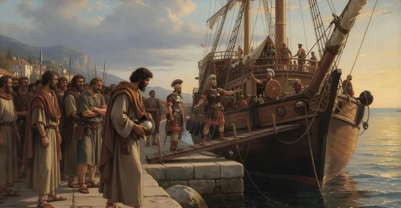 Acts 27:5-9 — Acts, oil painting · TruthPrints