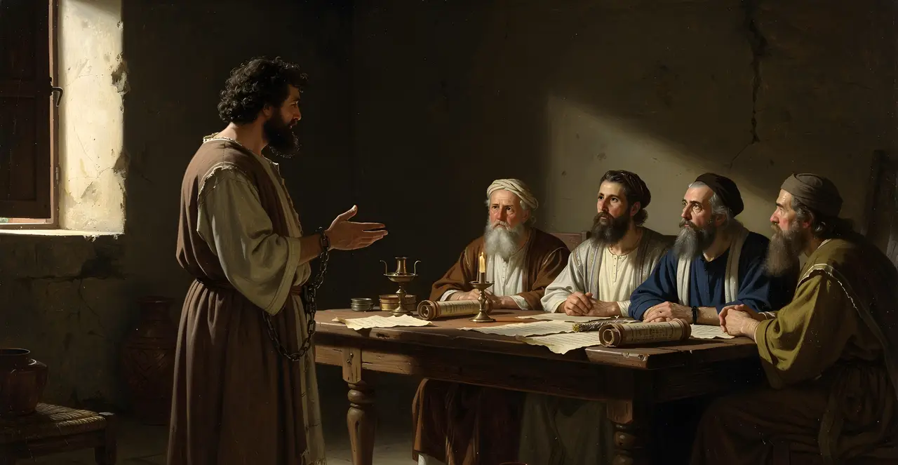 Acts 28:20-22 — Acts, oil painting · TruthPrints