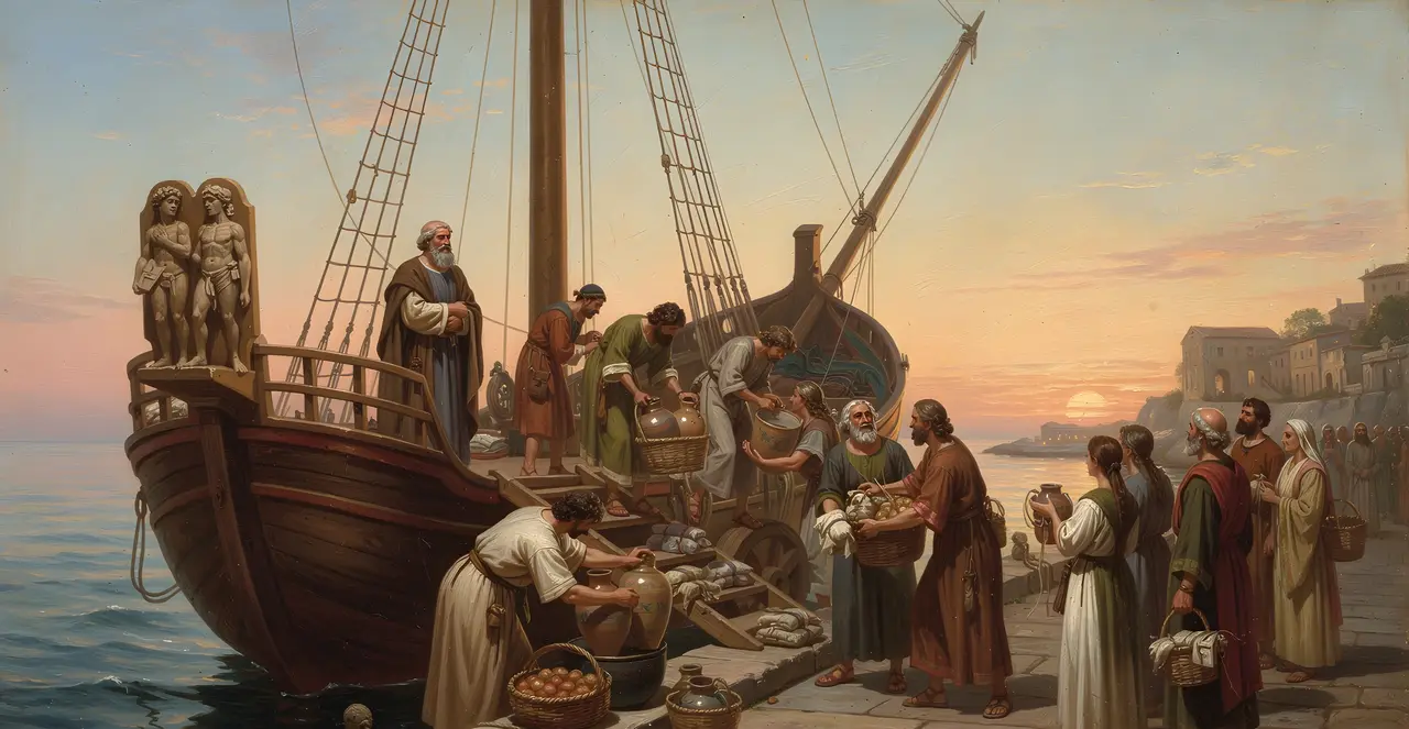 Acts 28:9-13 — Acts, oil painting · TruthPrints