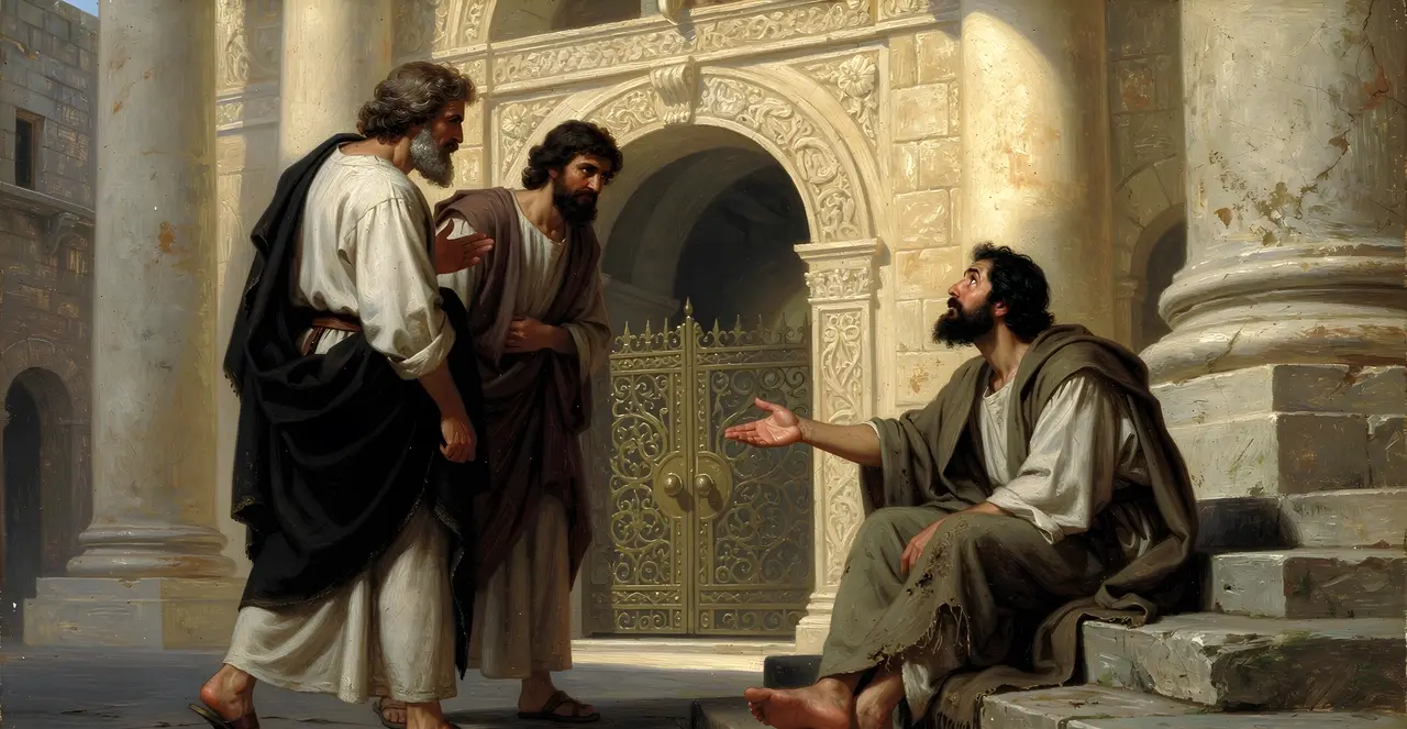 Acts 3:1-5 — Acts, oil painting · TruthPrints