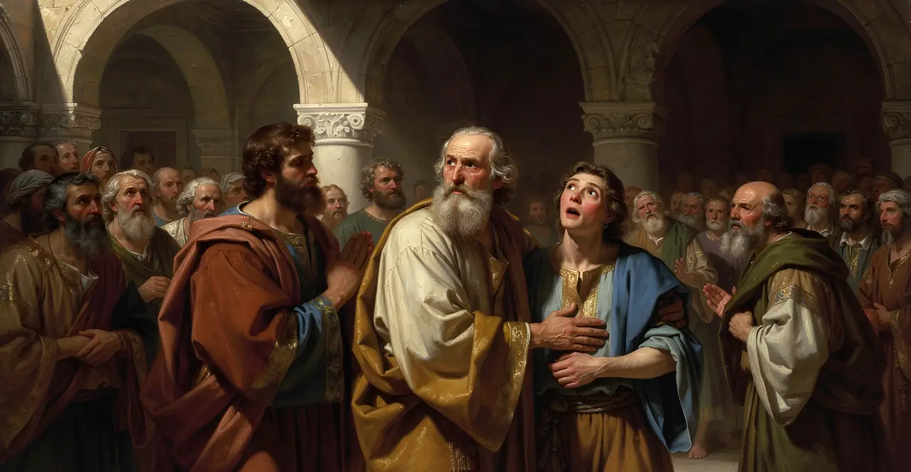 Acts 3:10-12 — Acts, oil painting · TruthPrints