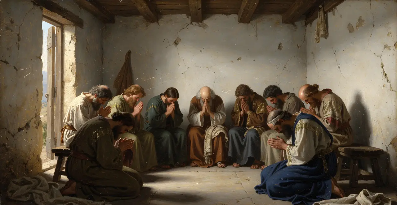 Acts 4:28-31 — Acts, oil painting · TruthPrints