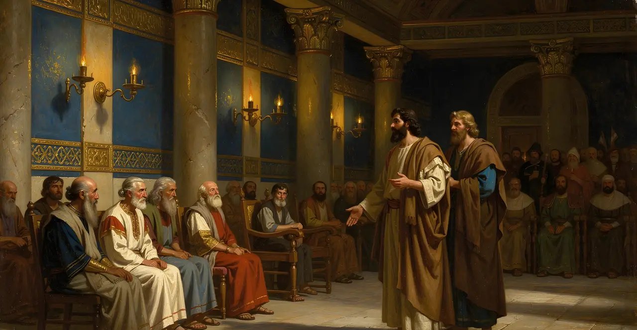 Acts 4:7-10 — Acts, oil painting · TruthPrints