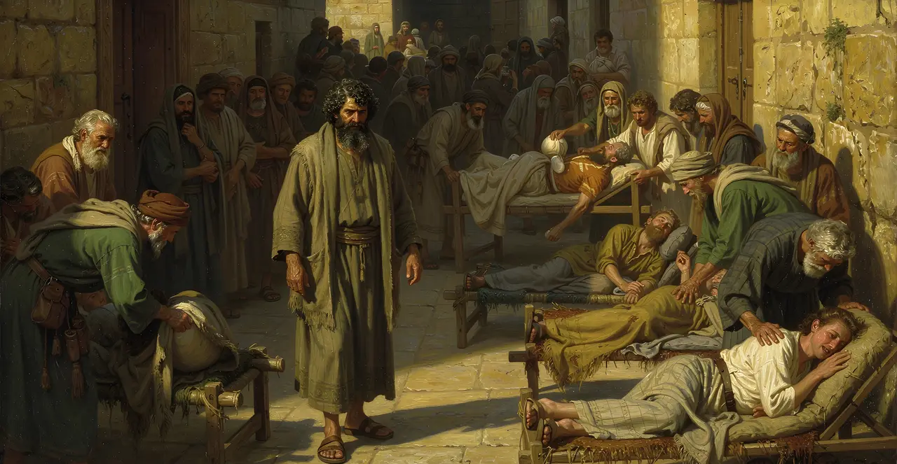 Apostelgeschichte 5,15-18 — Apostelgeschichte, Ölgemälde · TruthPrints