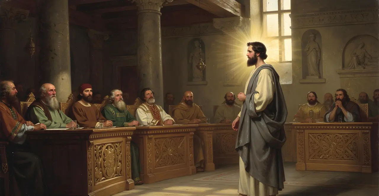 Apostelgeschichte 6,14-15 — Apostelgeschichte, Ölgemälde · TruthPrints
