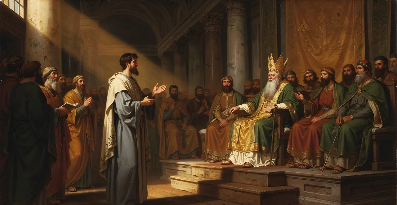 Apostelgeschichte 7,1-4 — Apostelgeschichte, Ölgemälde · TruthPrints