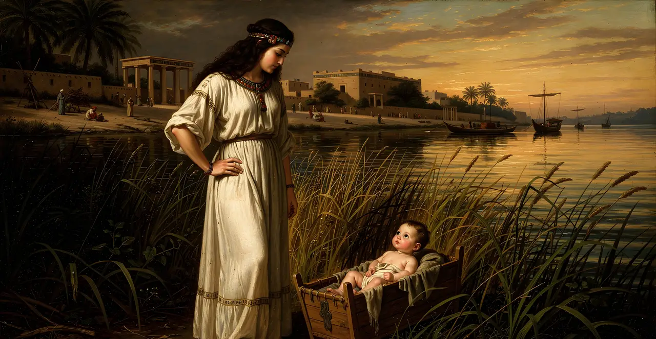 Acts 7:18-23 — Acts, oil painting · TruthPrints