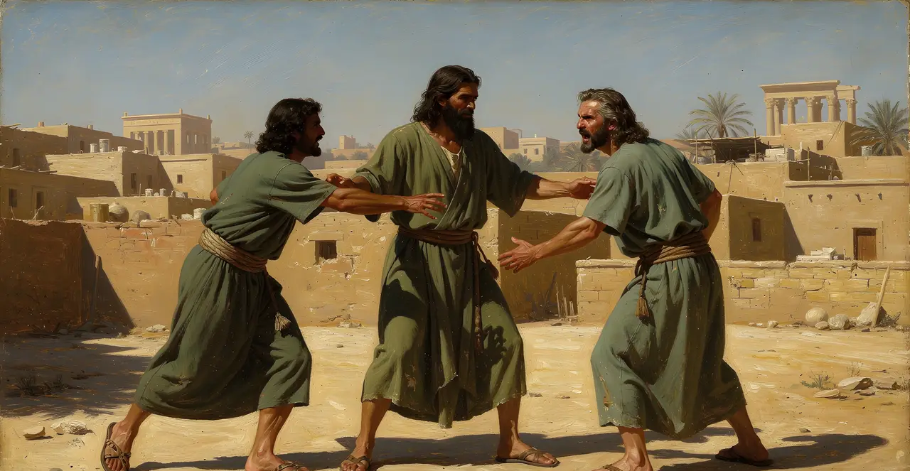 Acts 7:24-28 — Acts, oil painting · TruthPrints