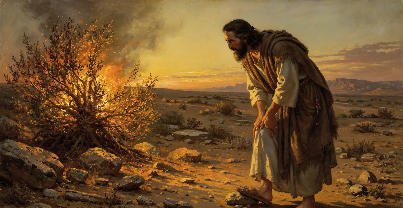 Acts 7:33-35 — Acts, oil painting · TruthPrints