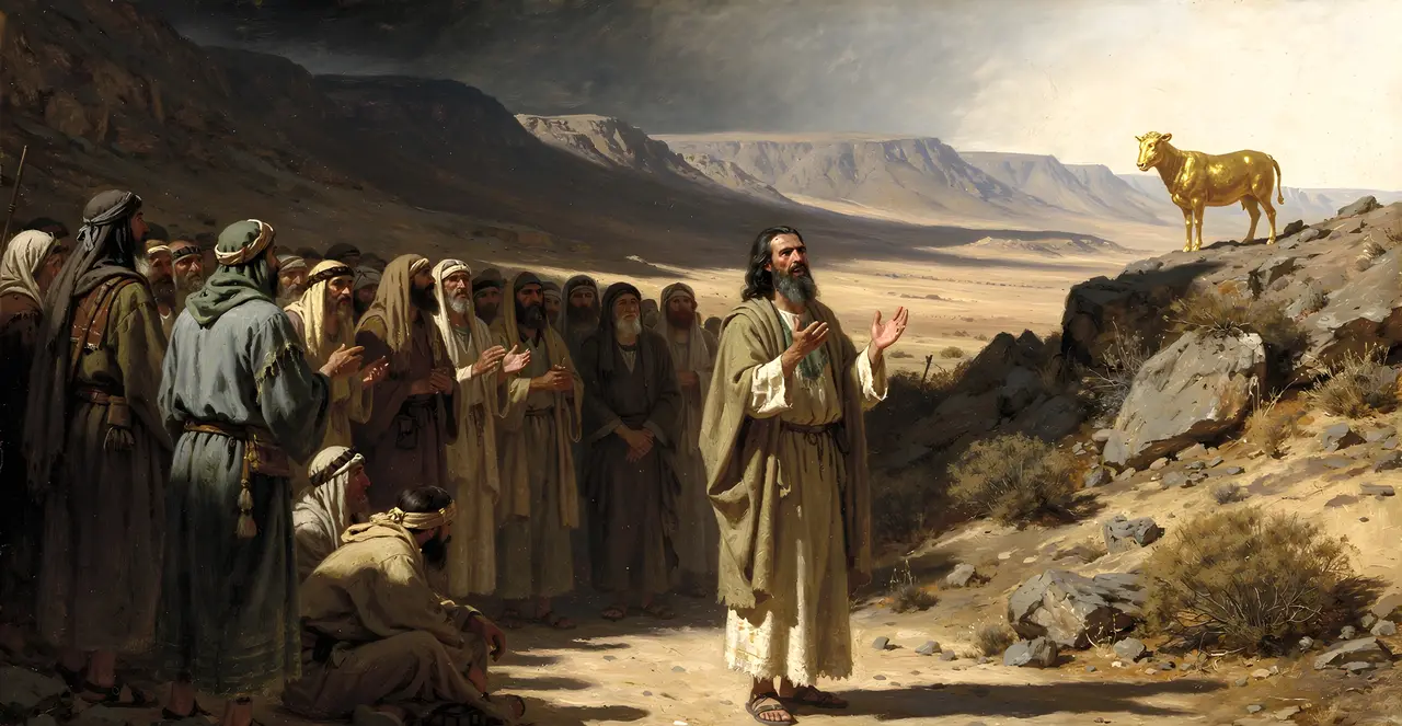 Acts 7:40-42 — Acts, oil painting · TruthPrints