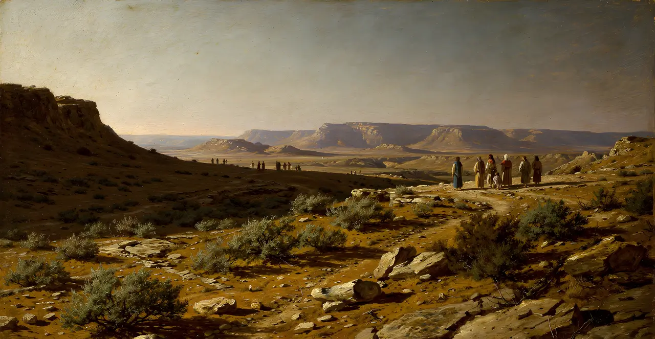 Acts 7:5-7 — Acts, oil painting · TruthPrints