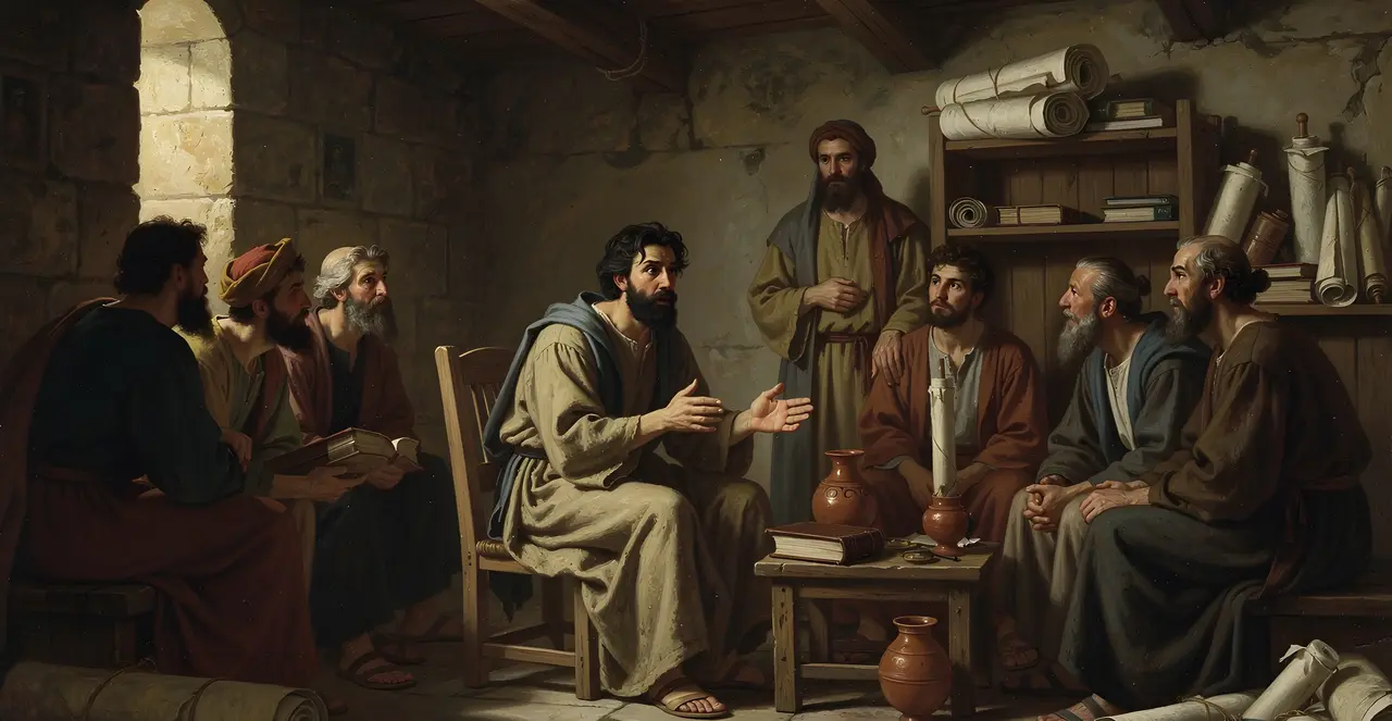 Acts 9:19-23 — Acts, oil painting · TruthPrints
