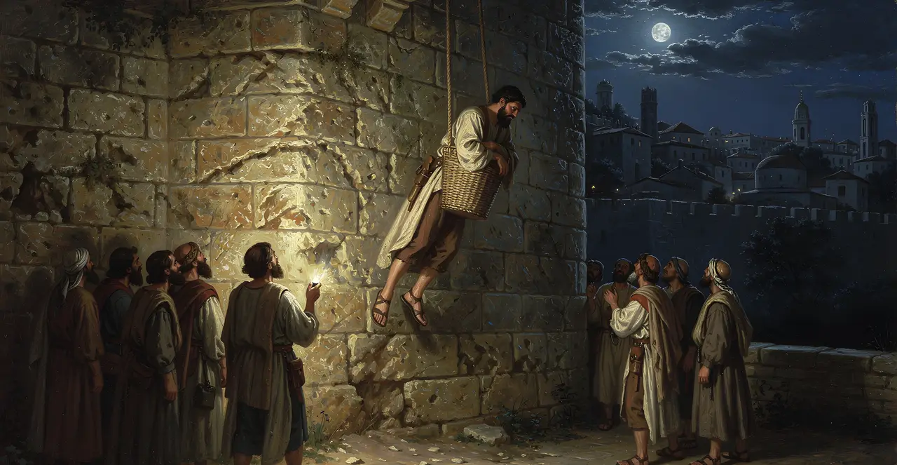Acts 9:24-27 — Acts, oil painting · TruthPrints
