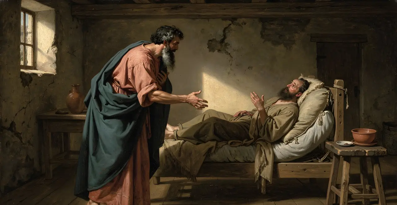 Acts 9:33-37 — Acts, oil painting · TruthPrints