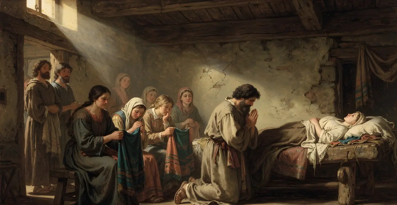 Acts 9:38-40 — Acts, oil painting · TruthPrints