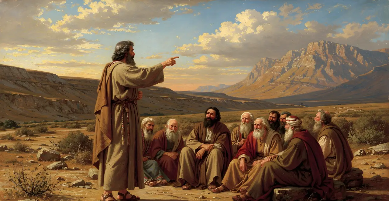 Deuteronomy 1:19-21 — Deuteronomy, oil painting · TruthPrints