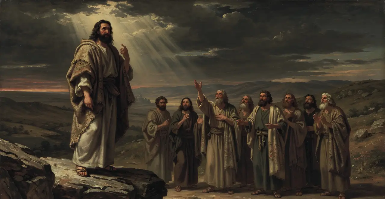 Deuteronomy 1:22-24 — Deuteronomy, oil painting · TruthPrints
