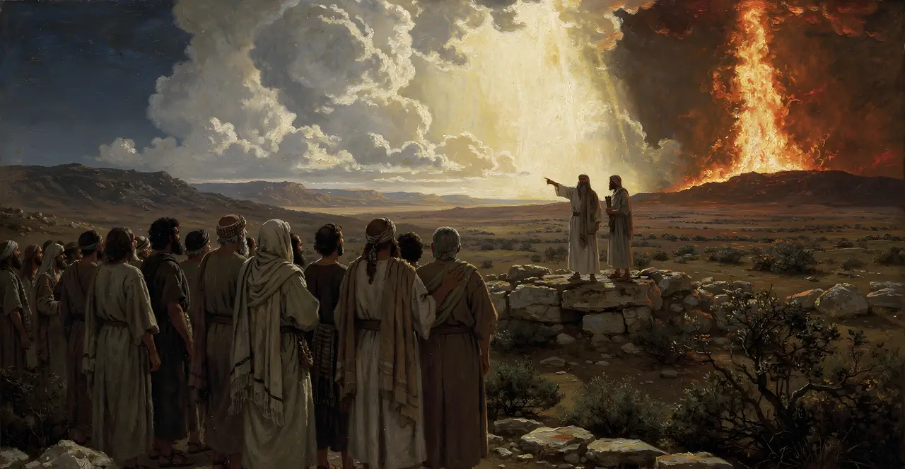 Deuteronomy 1:31-34 — Deuteronomy, oil painting · TruthPrints