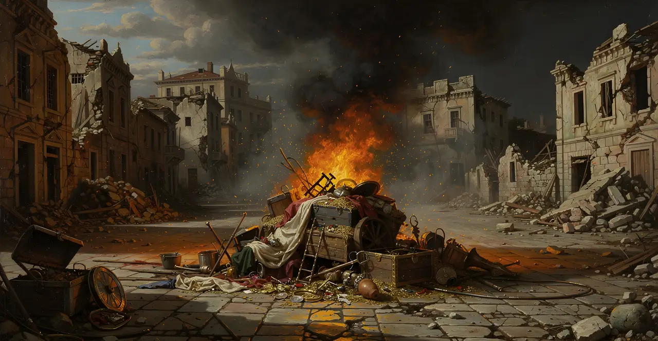 Deuteronomy 13:16-17 — Deuteronomy, oil painting · TruthPrints