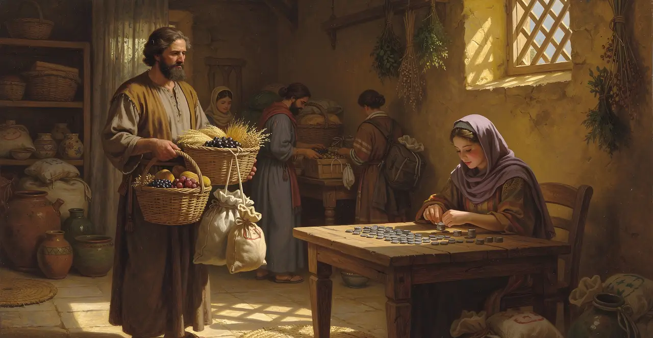 Deuteronomy 14:25-27 — Deuteronomy, oil painting · TruthPrints