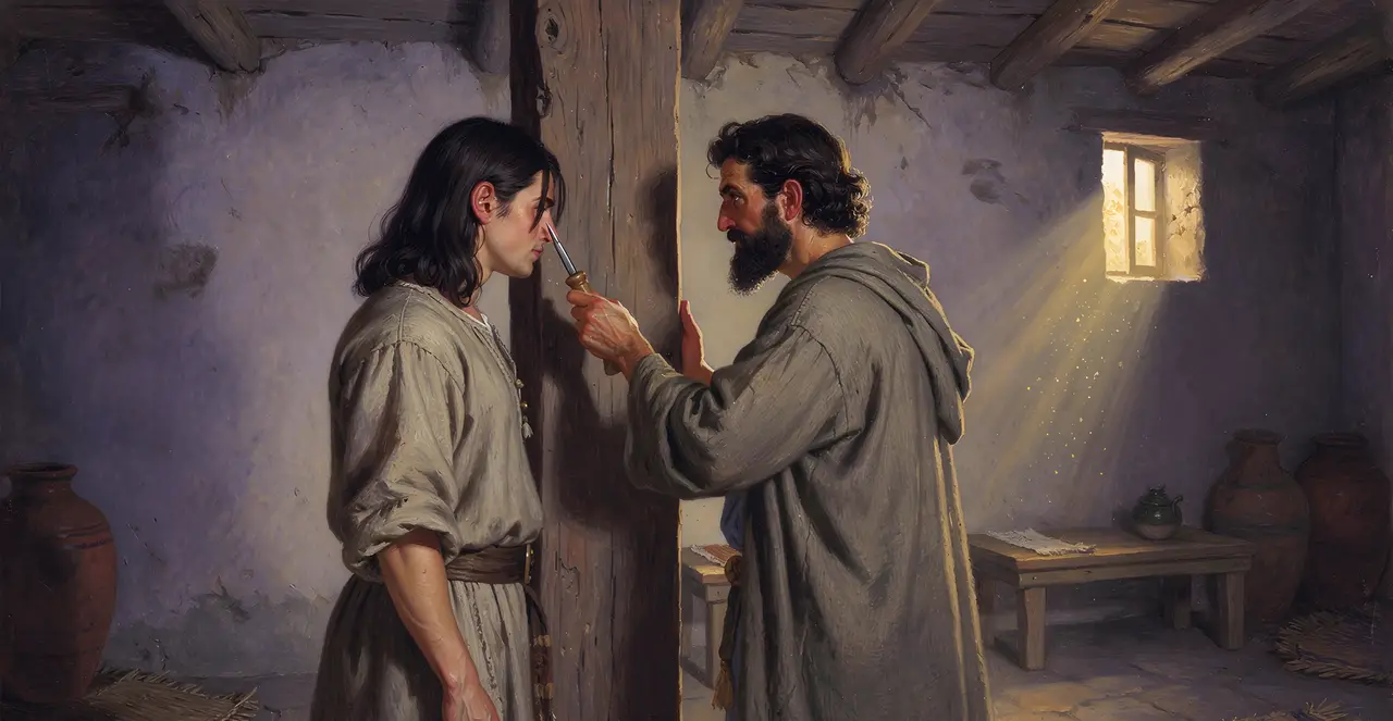 Deuteronomy 15:17-18 — Deuteronomy, oil painting · TruthPrints