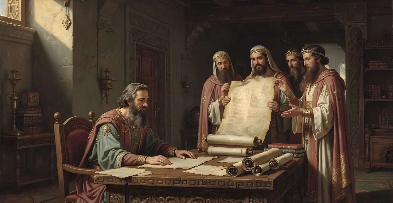 Deuteronomy 17:18-19 — Deuteronomy, oil painting · TruthPrints
