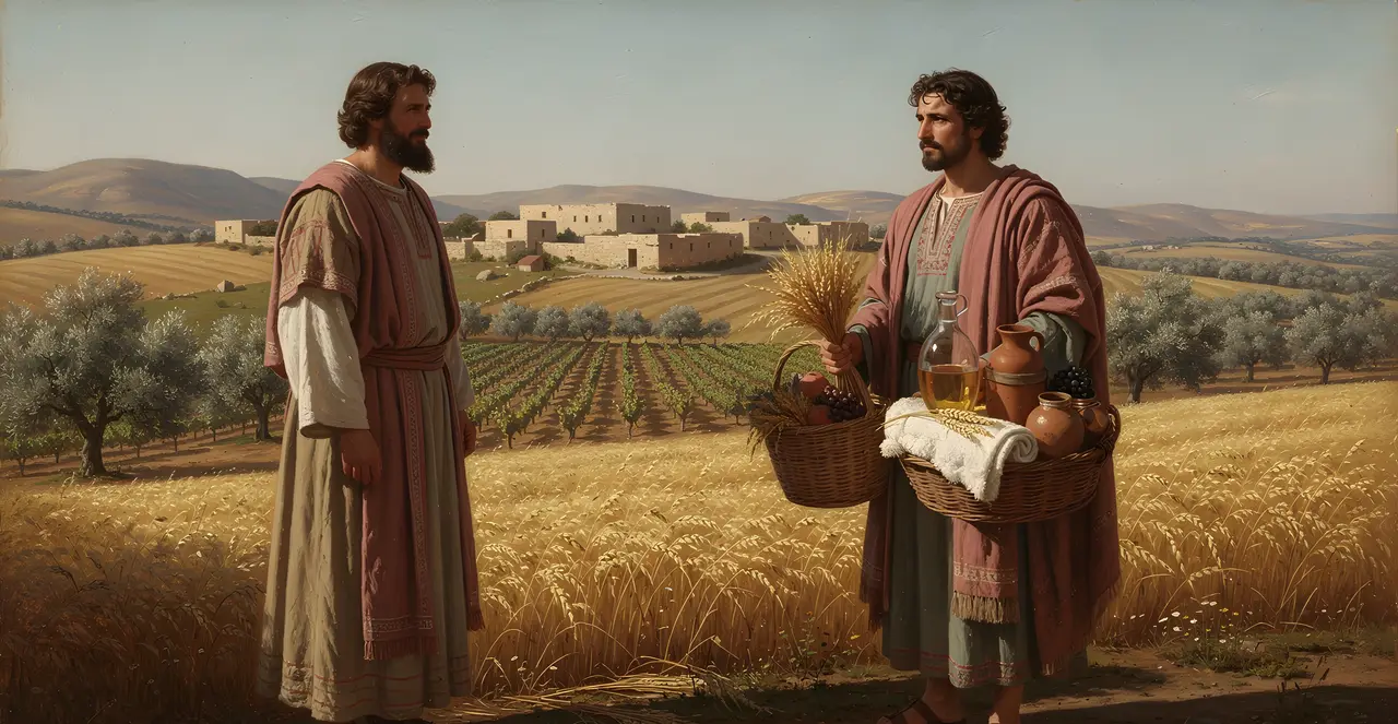 Deuteronomy 18:4-6 — Deuteronomy, oil painting · TruthPrints