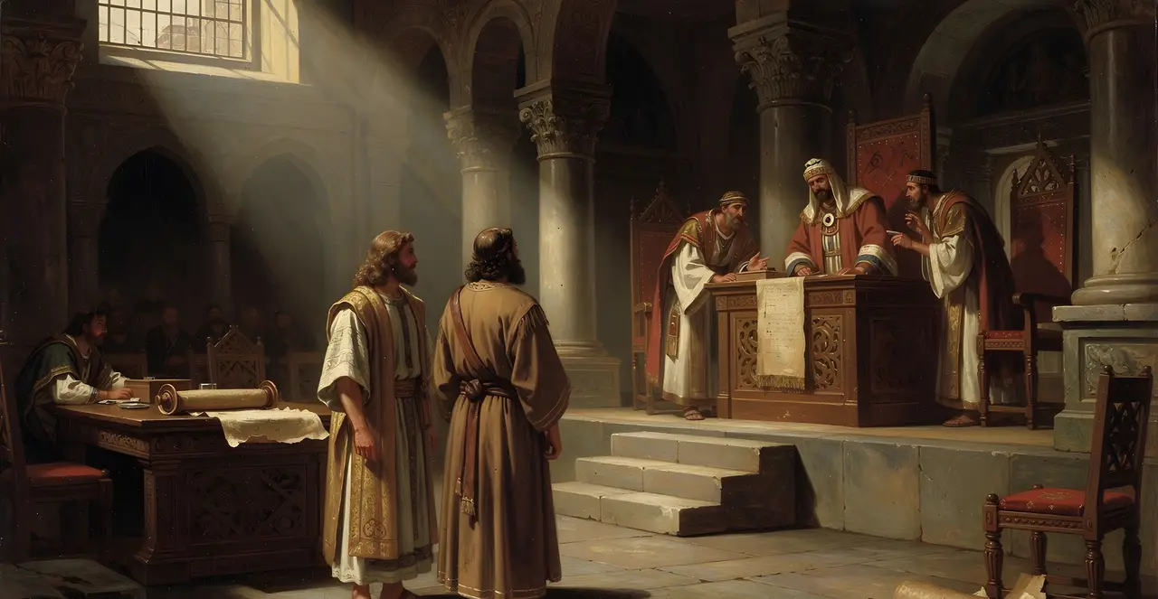 Deuteronomy 19:17-21 — Deuteronomy, oil painting · TruthPrints