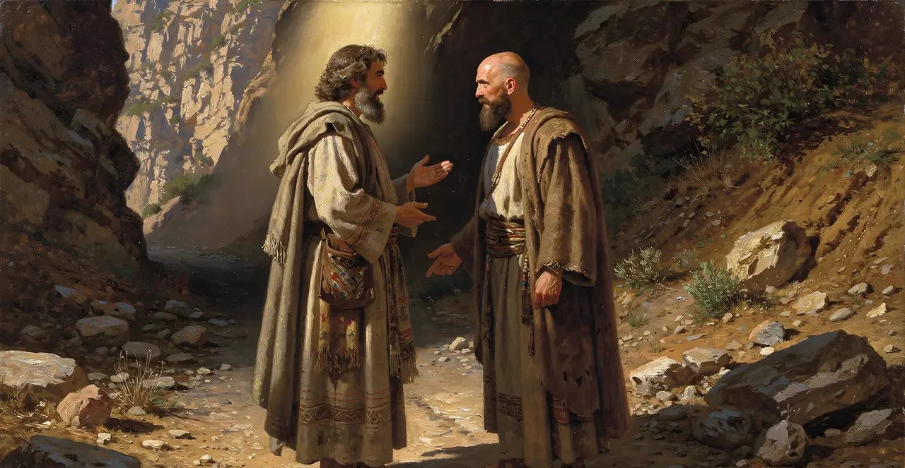 Deuteronomy 2:27-29 — Deuteronomy, oil painting · TruthPrints