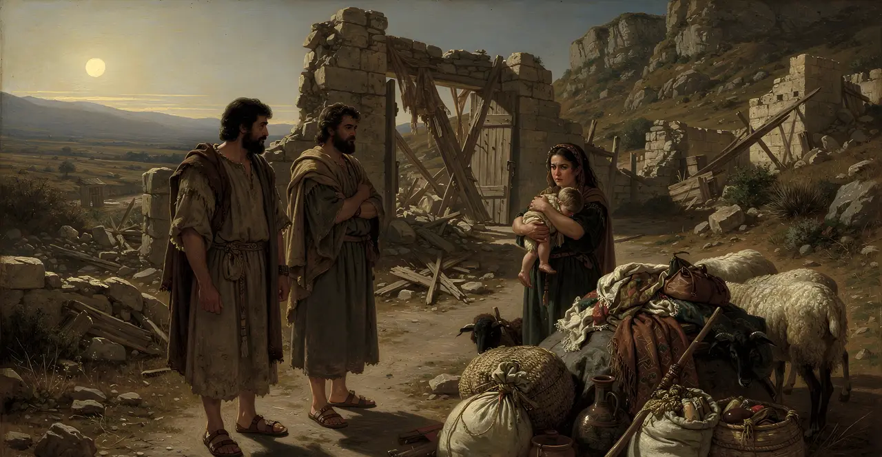 Deuteronomy 2:34-36 — Deuteronomy, oil painting · TruthPrints