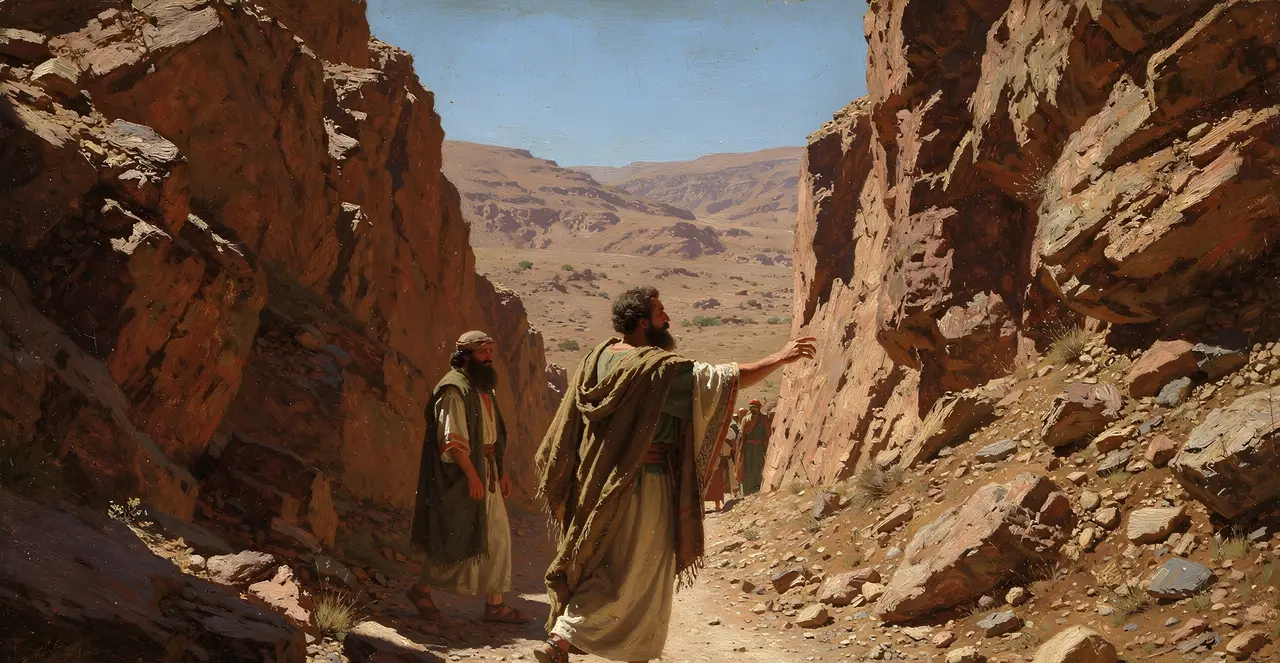 Deuteronomy 2:8-11 — Deuteronomy, oil painting · TruthPrints