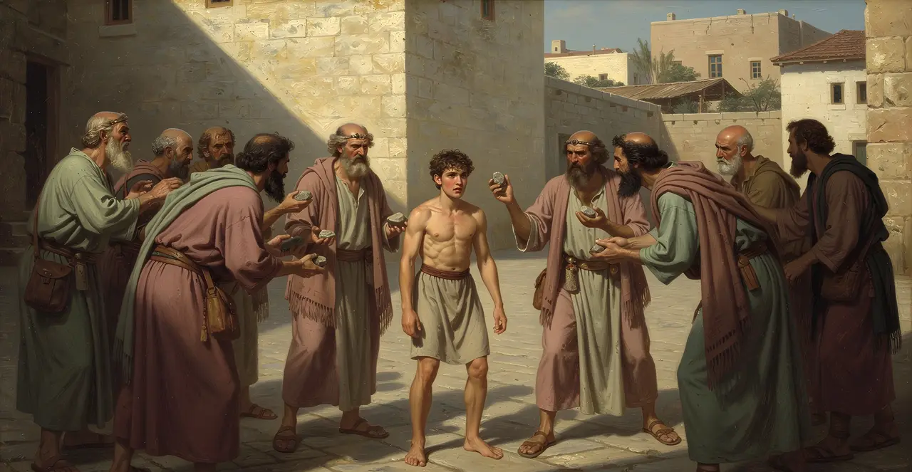 Deuteronomy 21:21-23 — Deuteronomy, oil painting · TruthPrints