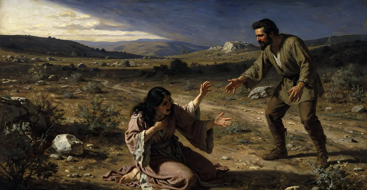 Deuteronomy 22:25-27 — Deuteronomy, oil painting · TruthPrints