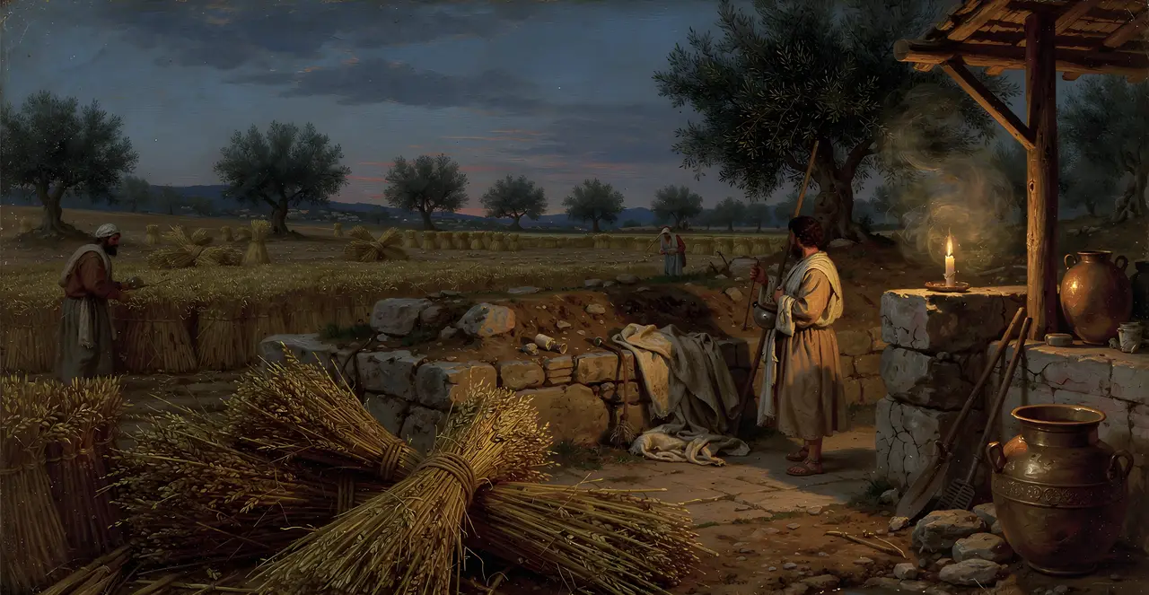 Deuteronomy 24:18-20 — Deuteronomy, oil painting · TruthPrints