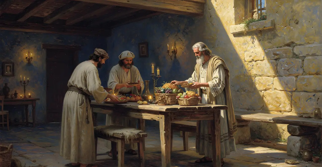 Deuteronomy 26:11-12 — Deuteronomy, oil painting · TruthPrints