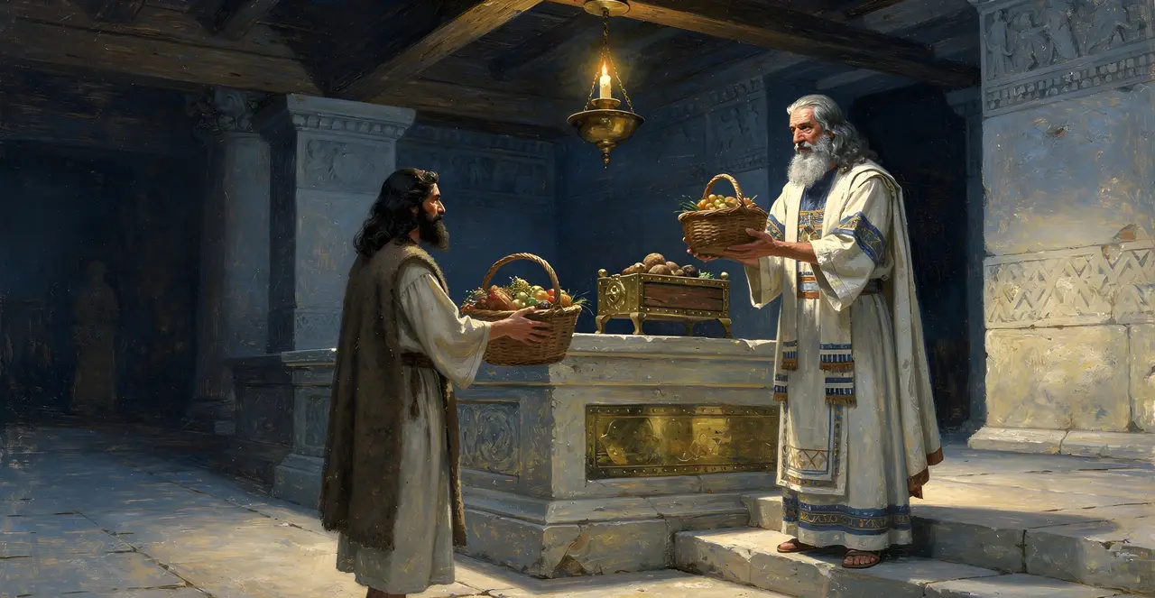 Deuteronomy 26:3-6 — Deuteronomy, oil painting · TruthPrints